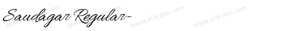 Saudagar Regular字体转换